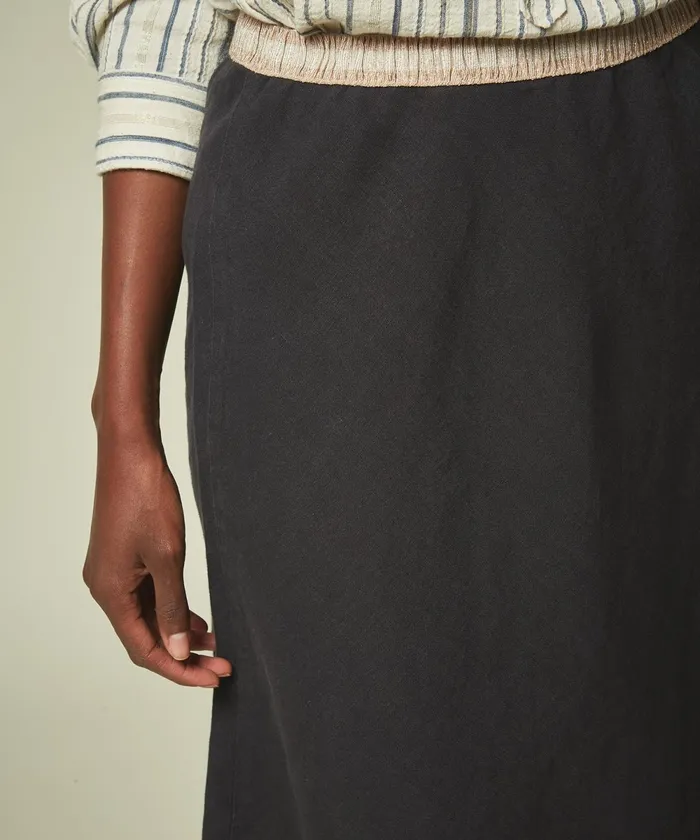 Women Hartford Skirts and Shorts Graphite Linen Judith Skirt