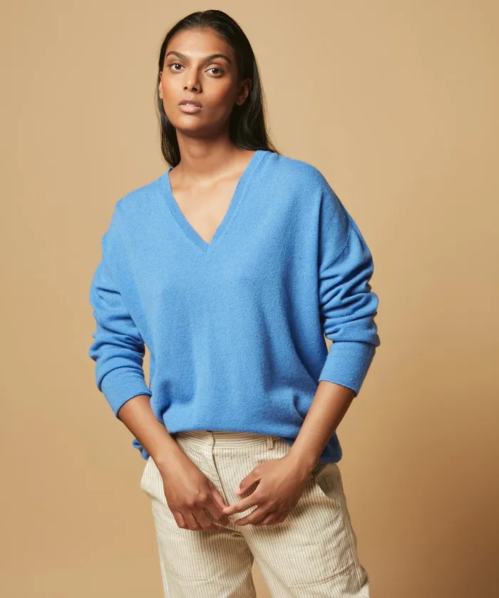 Women Hartford Sweaters Cobalt Miren Sweater