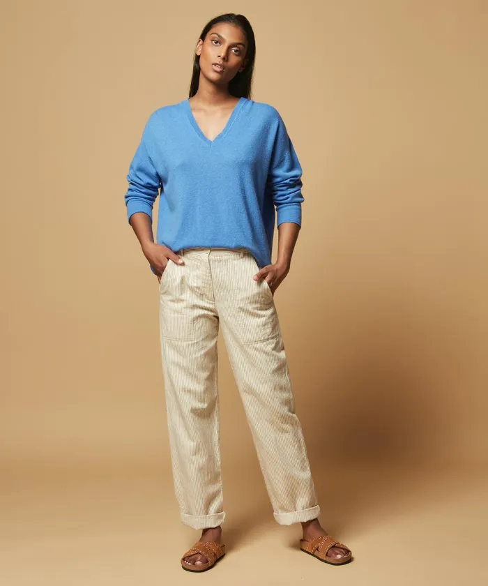 Women Hartford Sweaters Cobalt Miren Sweater