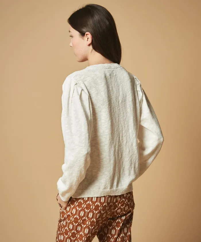 Women Hartford Sweaters Malcie OffWhite Cotton Sweater