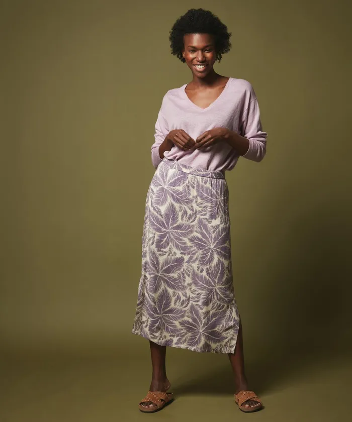 Women Hartford Sweaters Mofida Orchid Linen Sweater