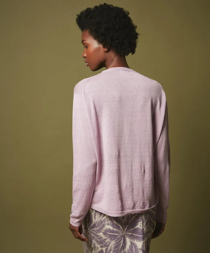 Women Hartford Sweaters Mofida Orchid Linen Sweater