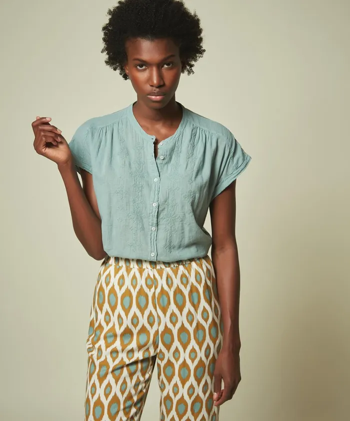 Women Hartford TShirts Double Fabric Eucalyptus Tejjy Shirt