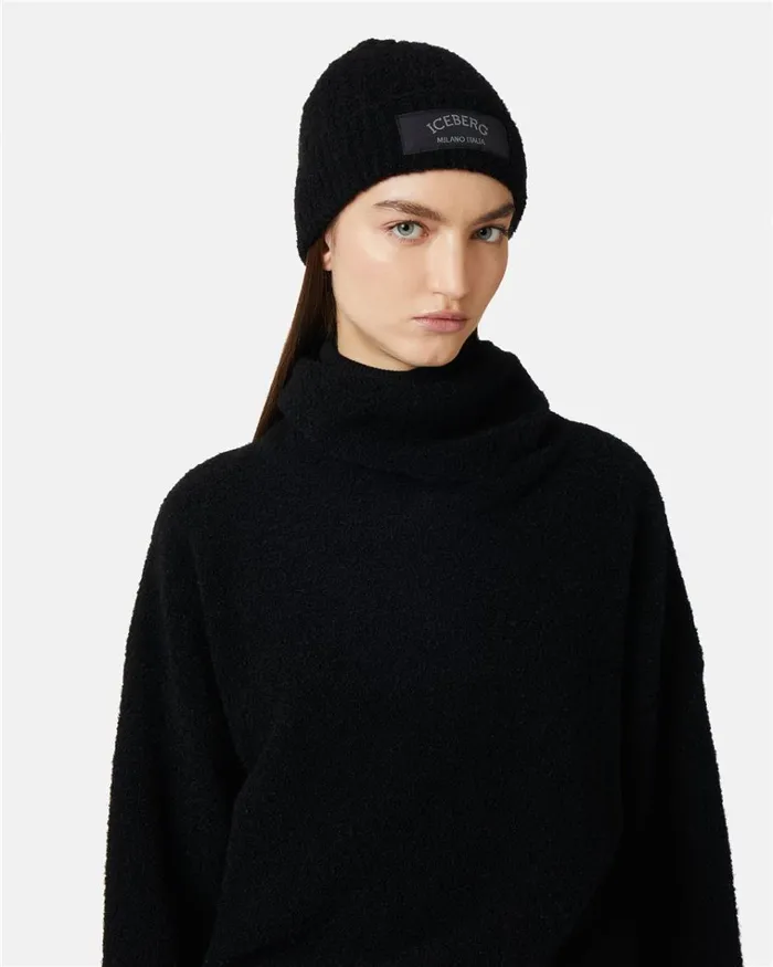 Women Hats And Scarves Iceberg Beanie With Iceberg Logo