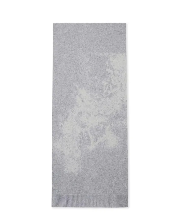 Women Hats And Scarves Iceberg Knitted Scarf With Jacquard Workmanship