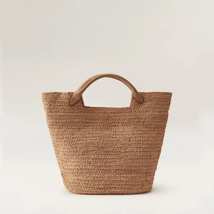Women Helen Kaminski Basket Bags Cassia S Raffia Basket Bag In Nougat Nut