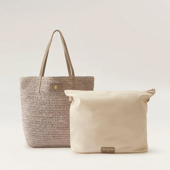 Women Helen Kaminski Tote Bags Davoletta S Tote Eclipse Melange Grey