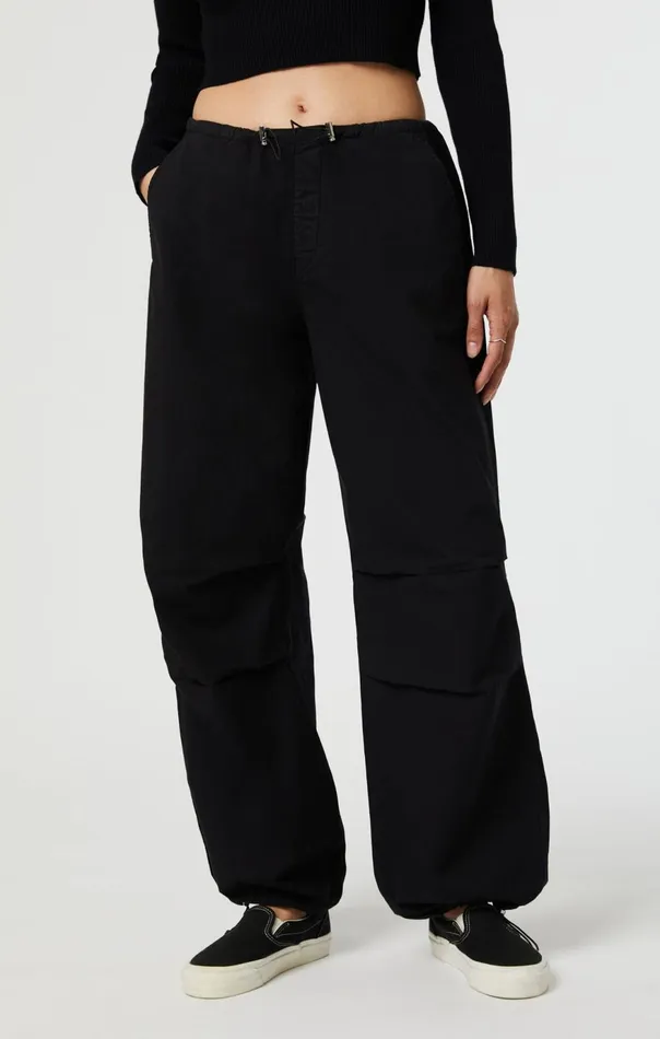 Women Hill Parachute Pants In Dark Smoke Move Mavi Jeans Pants Women Hill Parachute Pants In Dark Smoke Move Mavi Jeans Pants