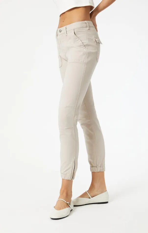 Women Ivy Slim Cargo In Grey Luxe Twill Mavi Jeans Pants Women Ivy Slim Cargo In Grey Luxe Twill Mavi Jeans Pants