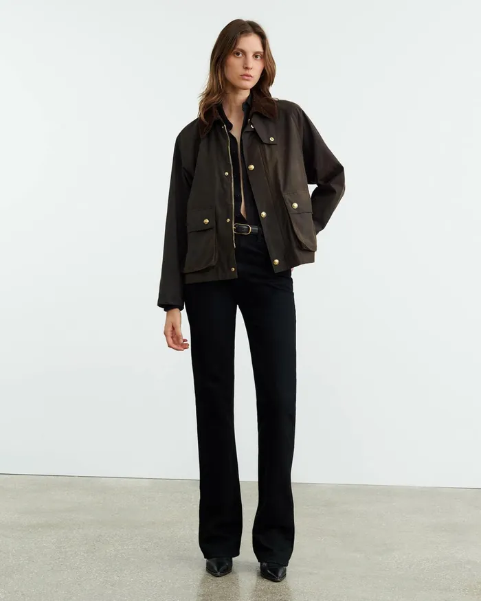 Women Jackets and Blazers Nili Lotan BRINLEY PARKA Dark Hunter Green
