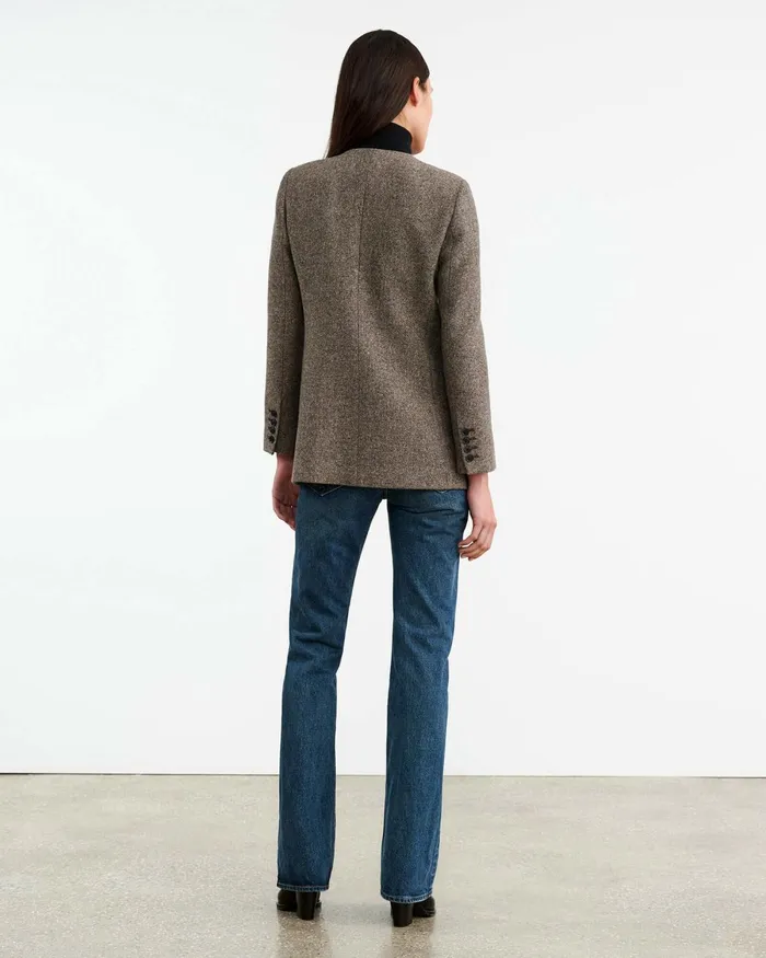 Women Jackets and Blazers Nili Lotan GABRIELLA JACKET Feather Grey Donagal