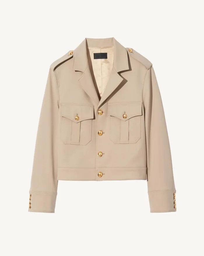 Women Jackets and Blazers Nili Lotan LISE JACKET Roosevelt Khaki