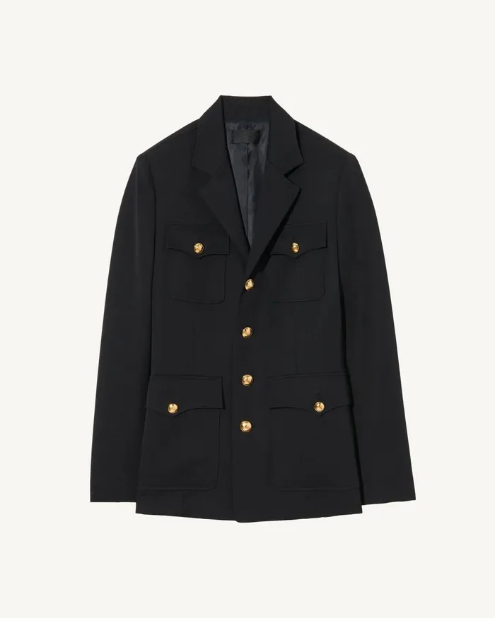Women Jackets and Blazers Nili Lotan NELSON JACKET Black