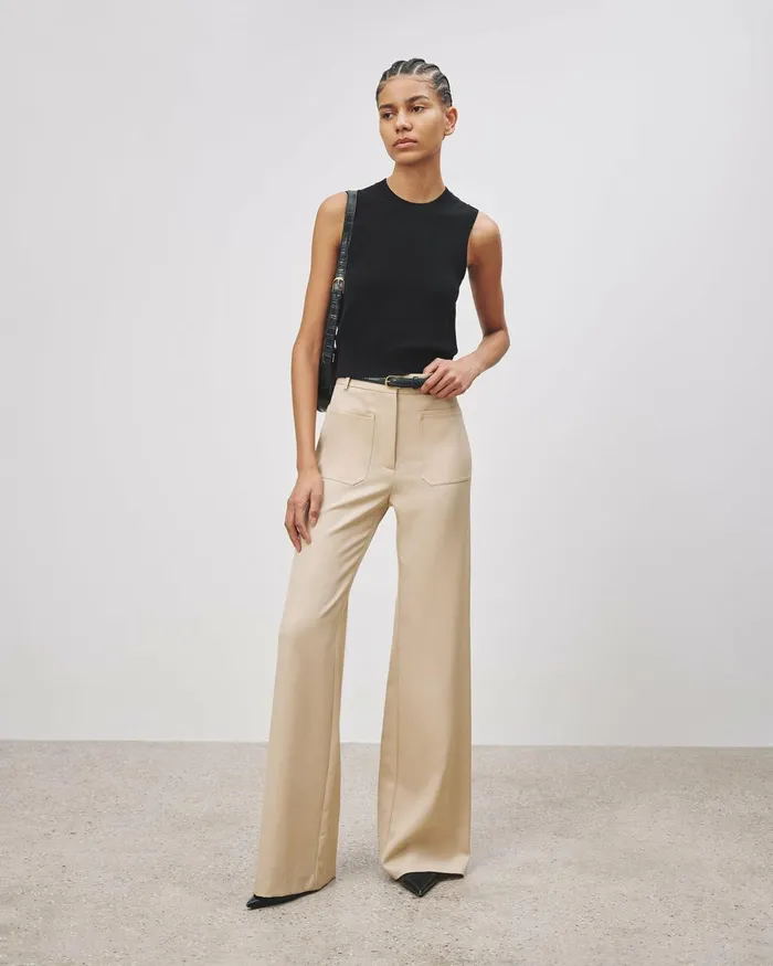 Women Jackets and Blazers Nili Lotan VIRA BLAZER Stone
