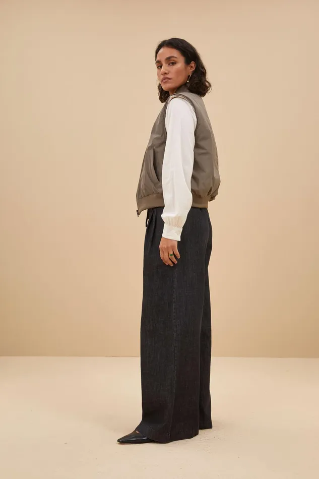 Women Jackets Bybar Aleksi Sleeveless Jacket Clay