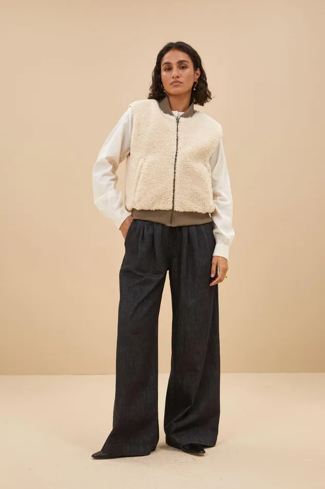 Women Jackets Bybar Aleksi Sleeveless Jacket Clay