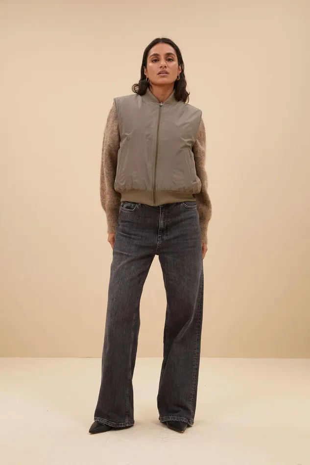 Women Jackets Bybar Aleksi Sleeveless Jacket Clay