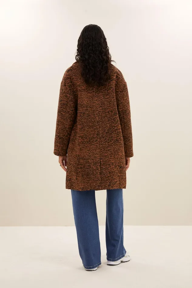 Women Jackets Bybar Dore Leo Coat Leopard