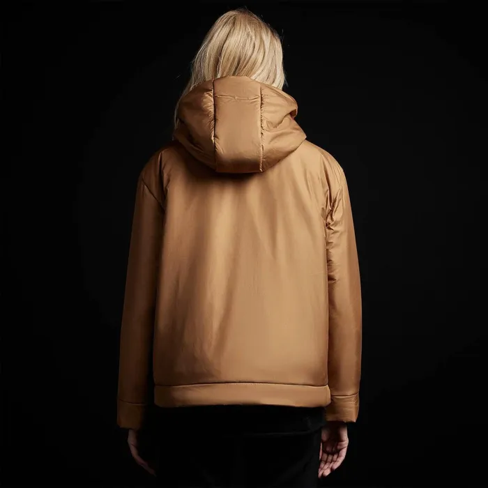 Women JacketsOuterwear James Perse Hooded Puffer Copper