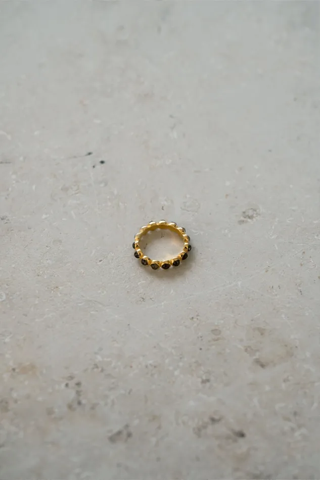 Women Jewellery Bybar Noah Ring Biscuit