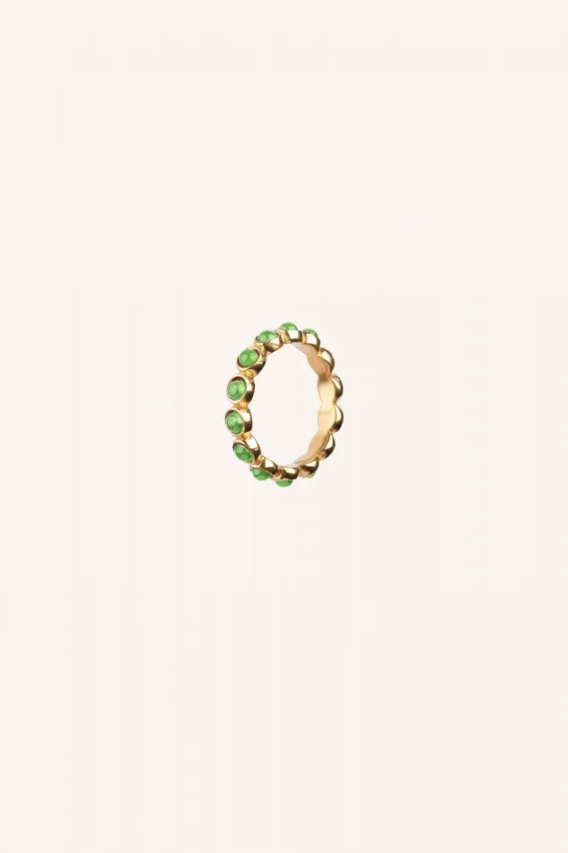 Women Jewellery Bybar Noah Ring Emerald