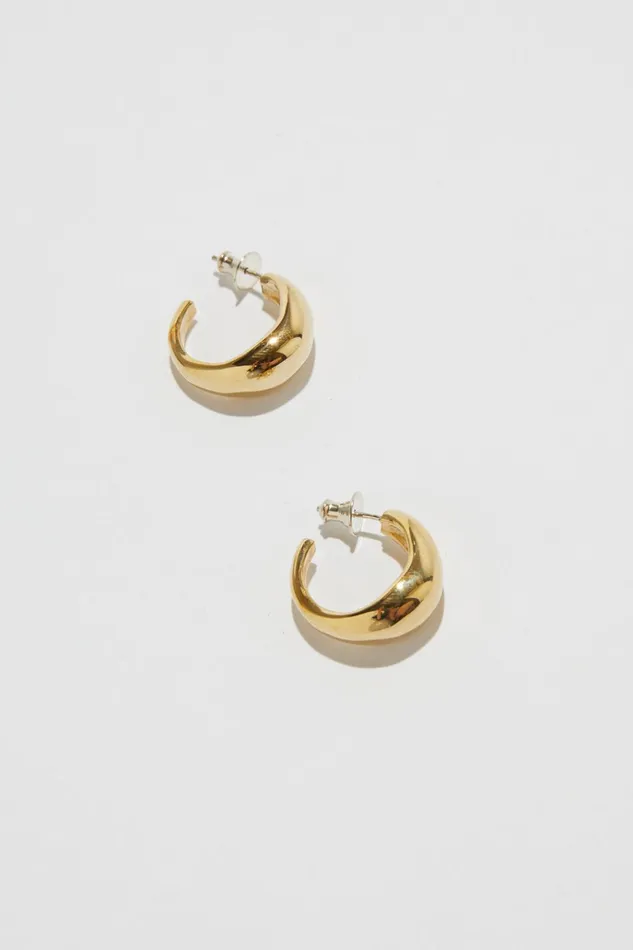 Women Jewellery Lee Mathews FARIS Grosso Earrings Bronze