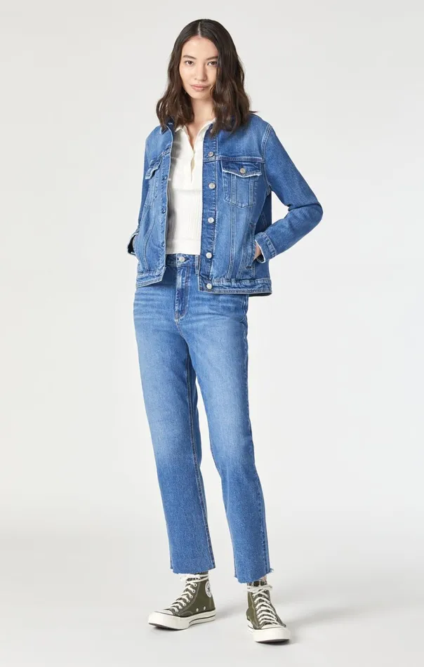 Women Katy Jacket In Dark Recycled Blue Mavi Jeans Jackets Women Katy Jacket In Dark Recycled Blue Mavi Jeans Jackets