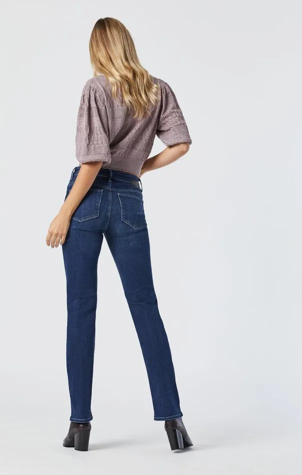 Women Kendra High Rise Straight Leg In Dark Blue Supersoft Mavi Jeans Denim Women Kendra High Rise Straight Leg In Dark Blue Supersoft Mavi Jeans Denim