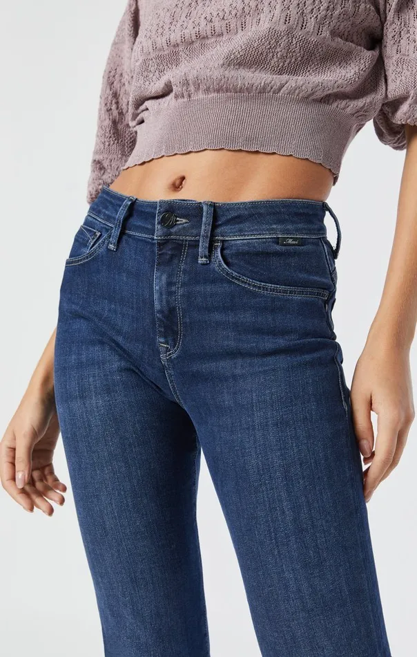 Women Kendra High Rise Straight Leg In Dark Blue Supersoft Mavi Jeans Denim Women Kendra High Rise Straight Leg In Dark Blue Supersoft Mavi Jeans Denim