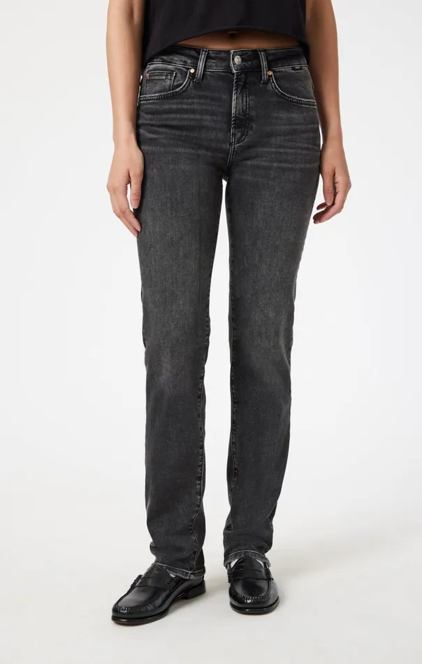 Women Kendra Straight Leg In Smoke Brushed Flex Blue Mavi Jeans Denim Women Kendra Straight Leg In Smoke Brushed Flex Blue Mavi Jeans Denim