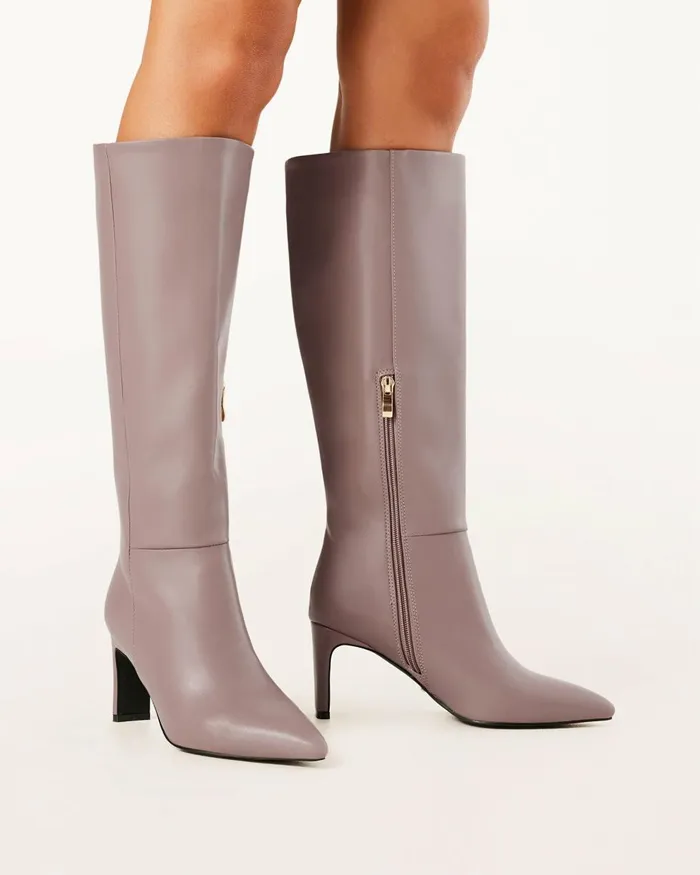 Women Knee High Boots Billini ANTOINETTE 8211 MAUVEBoots