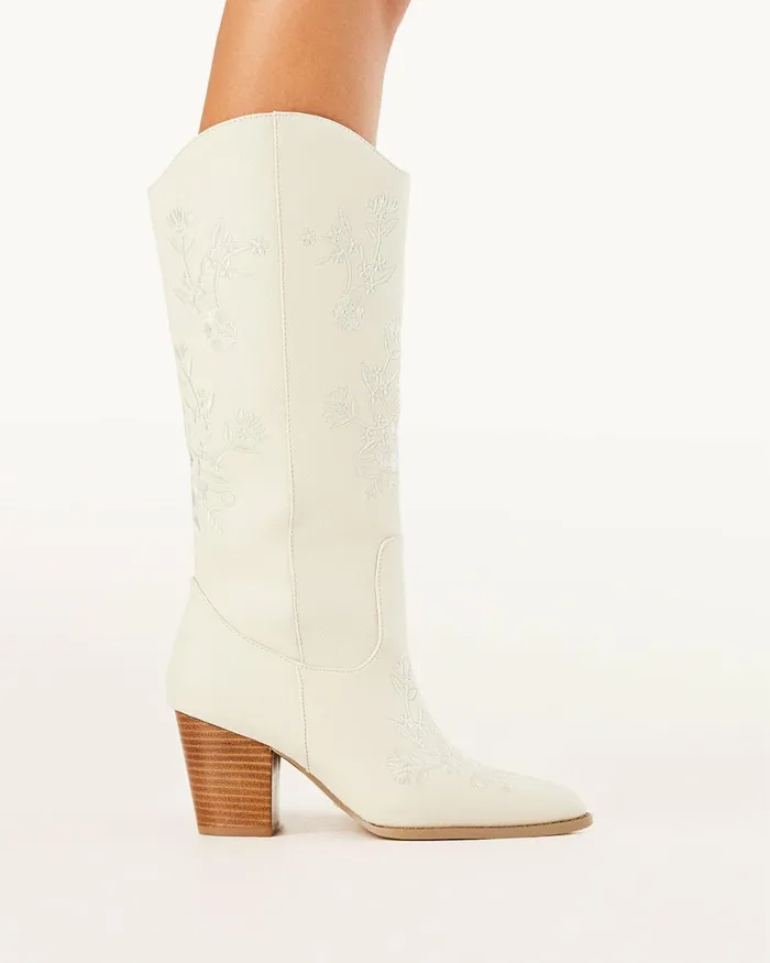 Women Knee High Boots Billini CLEMENTINE 8211 IVORYBoots