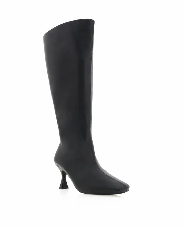 Women Knee High Boots Billini CORBIN CURVE 8211 BLACK