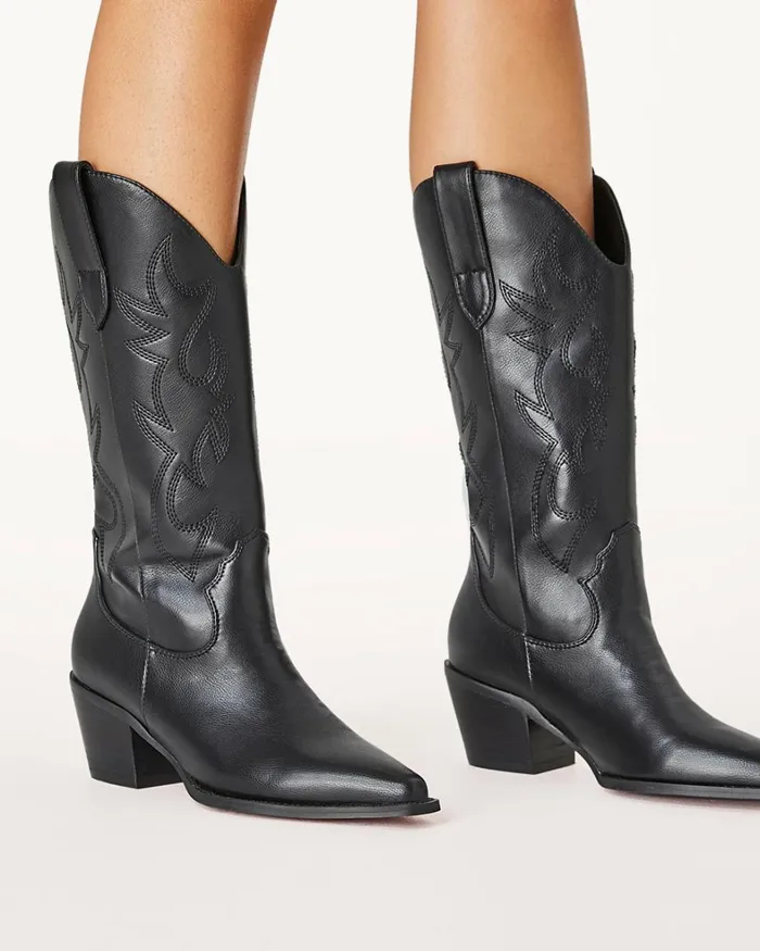 Women Knee High Boots Billini DANARO 8211 BLACK