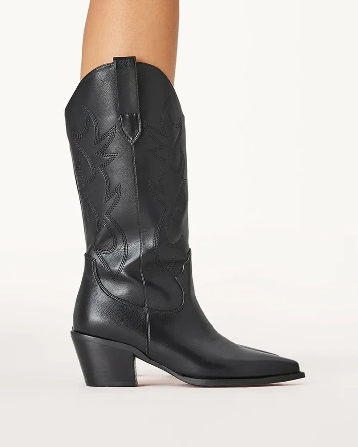 Women Knee High Boots Billini DANARO 8211 BLACK