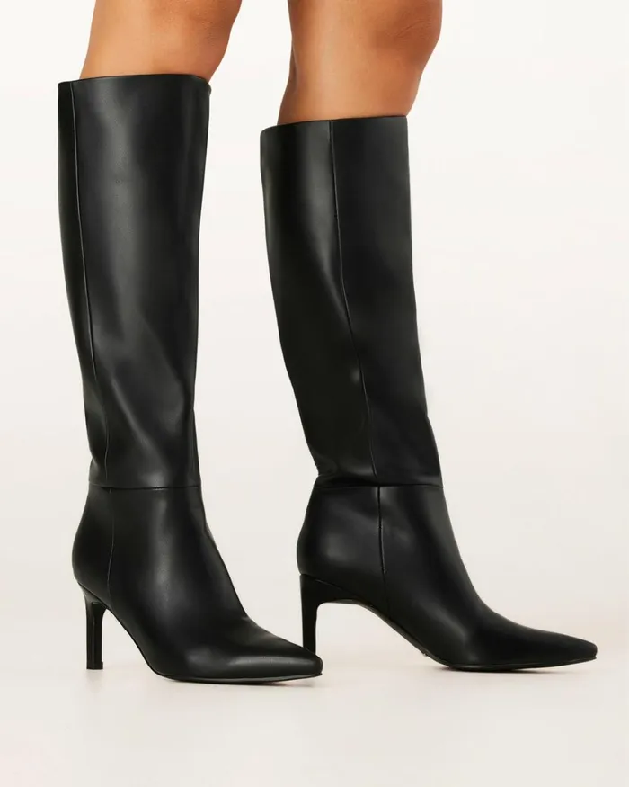 Women Knee High Boots Billini HARLEN 8211 BLACK