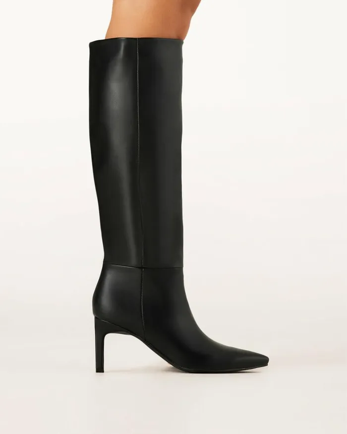 Women Knee High Boots Billini HARLEN 8211 BLACK