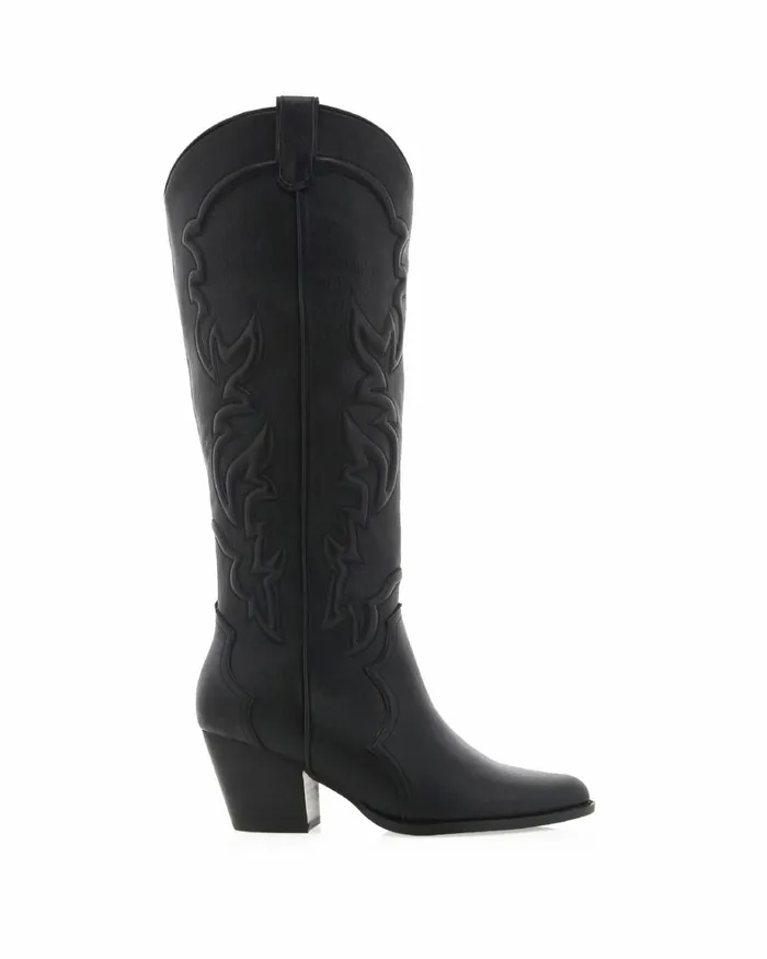 Women Knee High Boots Billini PARKIN 8211 BLACK