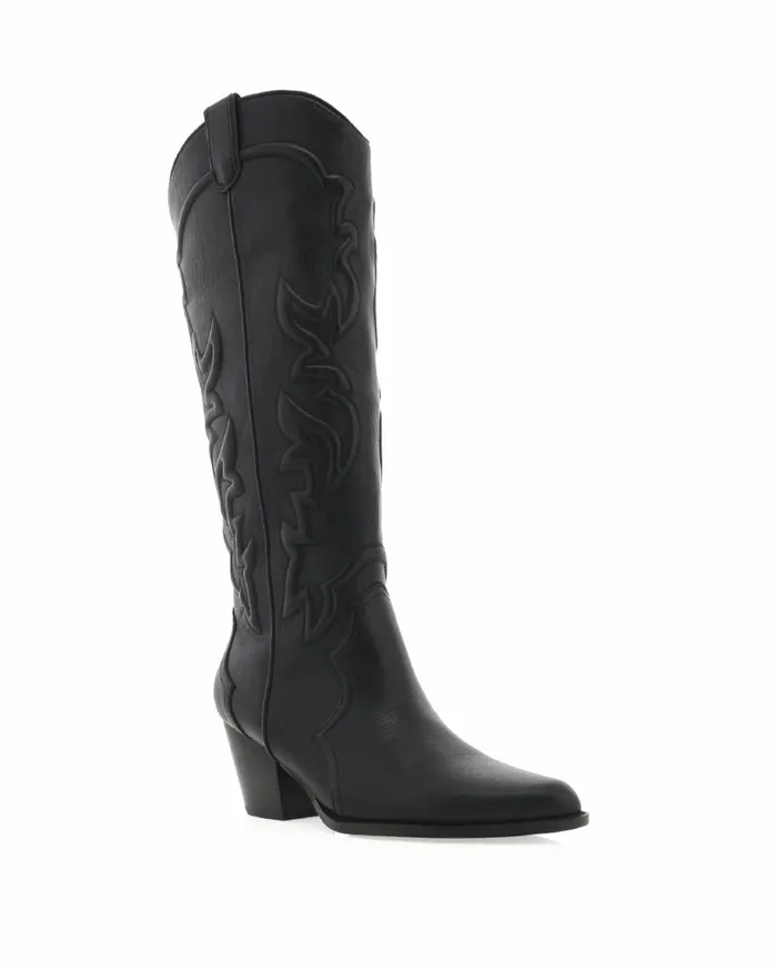 Women Knee High Boots Billini PARKIN 8211 BLACK