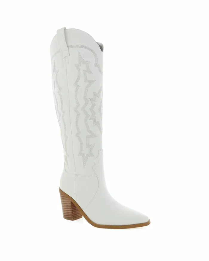 Women Knee High Boots Billini ROSLYN 8211 WHITE 8211 Boots 8211 BILLINI USA