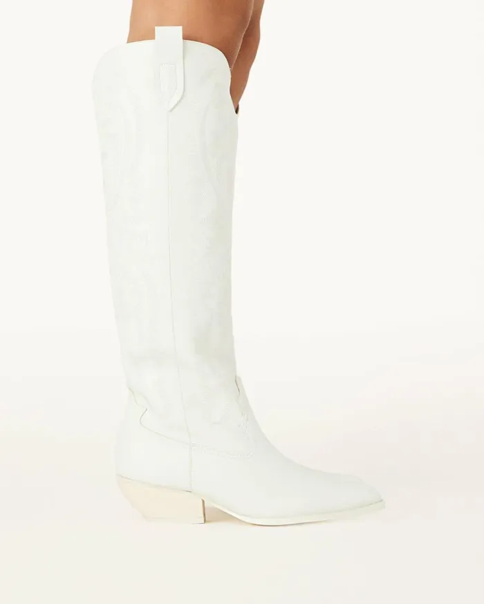 Women Knee High Boots Billini WILDEN 8211 WHITE