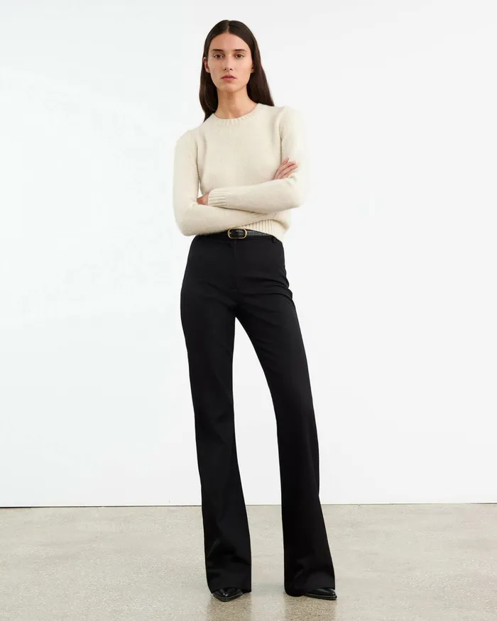 Women Knits and Sweaters Nili Lotan GWENDOLYN SWEATER Charcoal