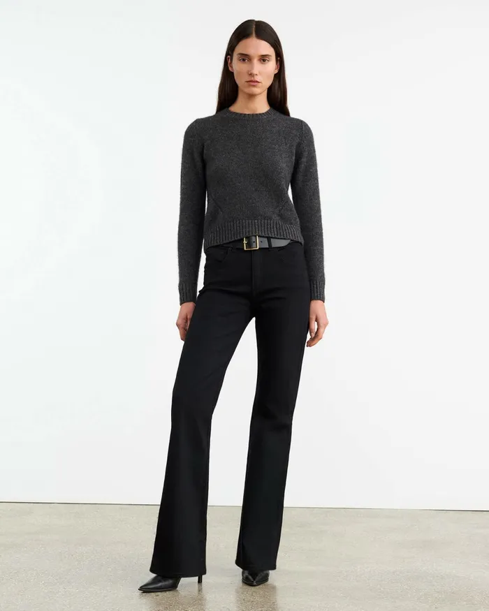 Women Knits and Sweaters Nili Lotan GWENDOLYN SWEATER Charcoal