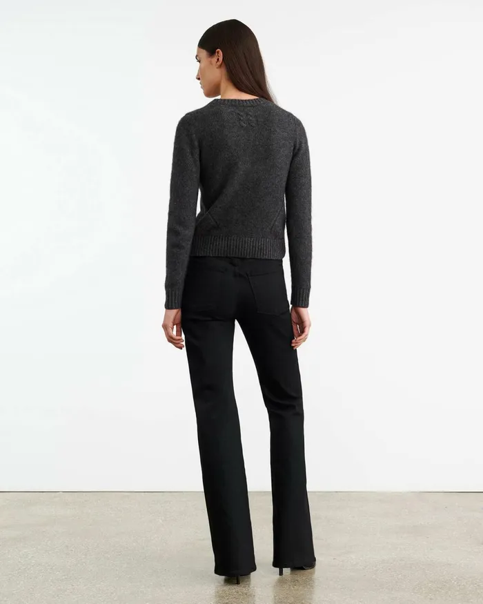 Women Knits and Sweaters Nili Lotan GWENDOLYN SWEATER Charcoal