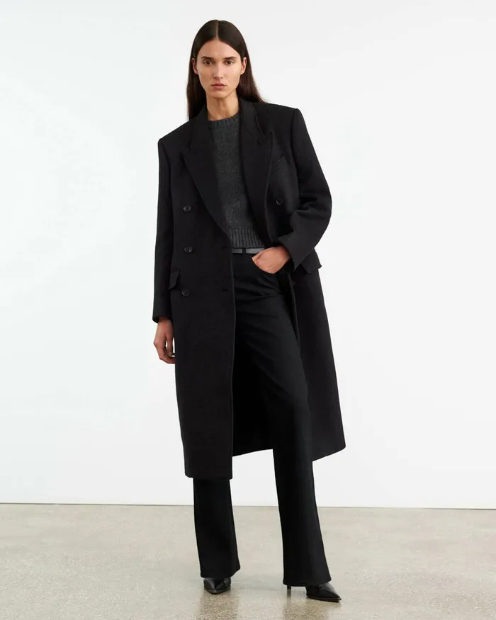 Women Knits and Sweaters Nili Lotan GWENDOLYN SWEATER Charcoal