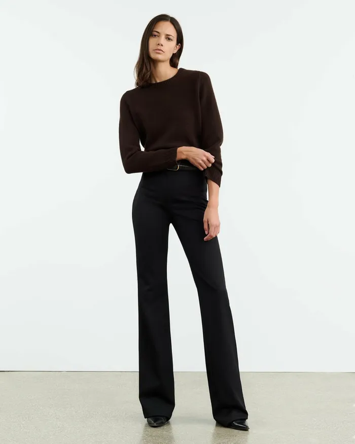 Women Knits and Sweaters Nili Lotan POPPY SWEATER Espresso