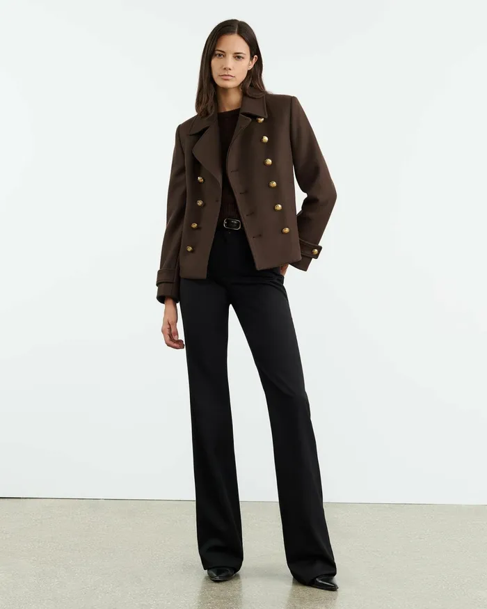 Women Knits and Sweaters Nili Lotan POPPY SWEATER Espresso