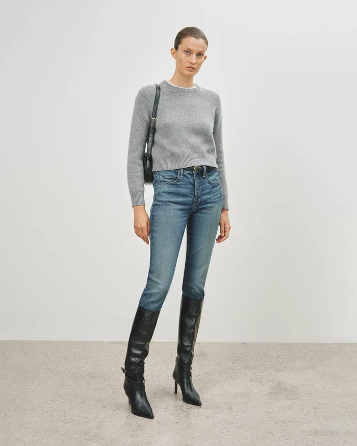 Women Knits and Sweaters Nili Lotan POPPY SWEATER Espresso