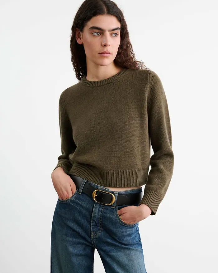Women Knits and Sweaters Nili Lotan POPPY SWEATER Espresso