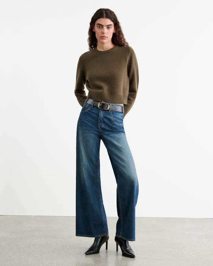 Women Knits and Sweaters Nili Lotan POPPY SWEATER Espresso